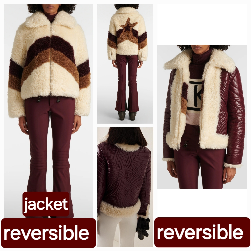 Perfect Moment Luna Faux-Shearling Reversible Jacket Perfect Moment Ski Jacket